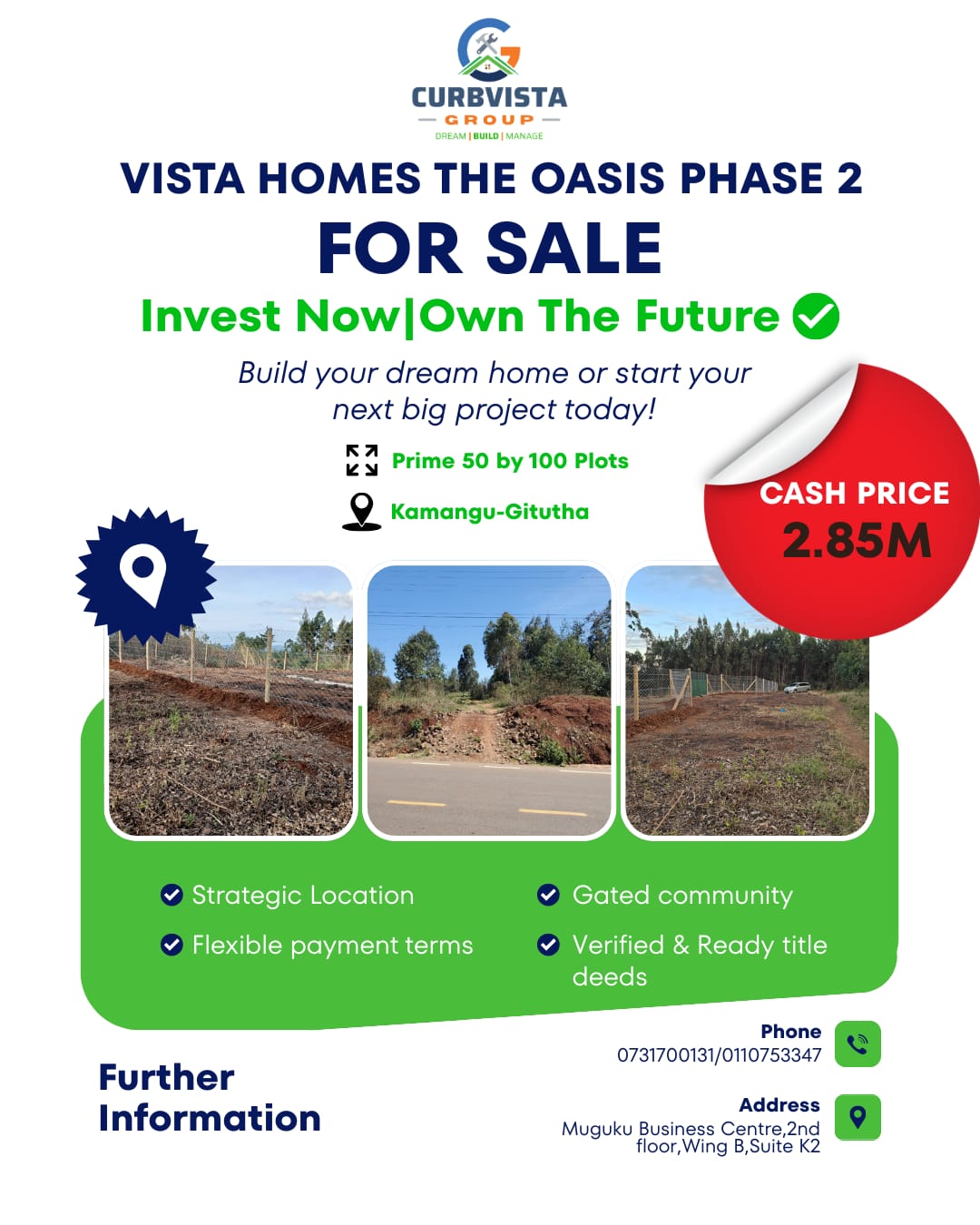 Vista Homes –The Oasis Phase 2 for sale
